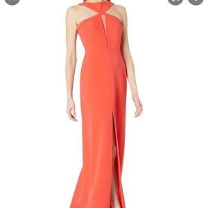 BCBG Angie Long Halter Dress